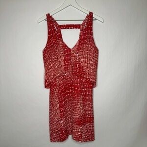 White House Black Market Patterned Sleeveless Dress